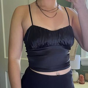 Silk Corset-style Top